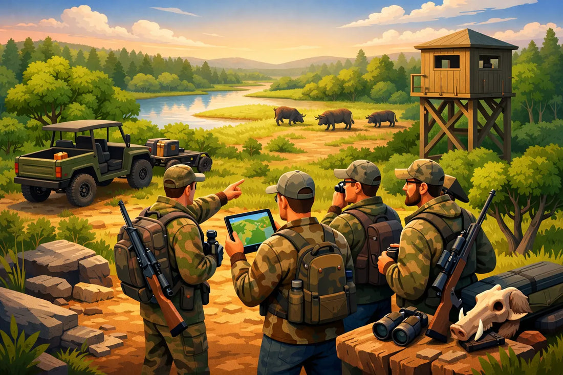 Group Hunting Trip Guide for Texas Hog Hunts