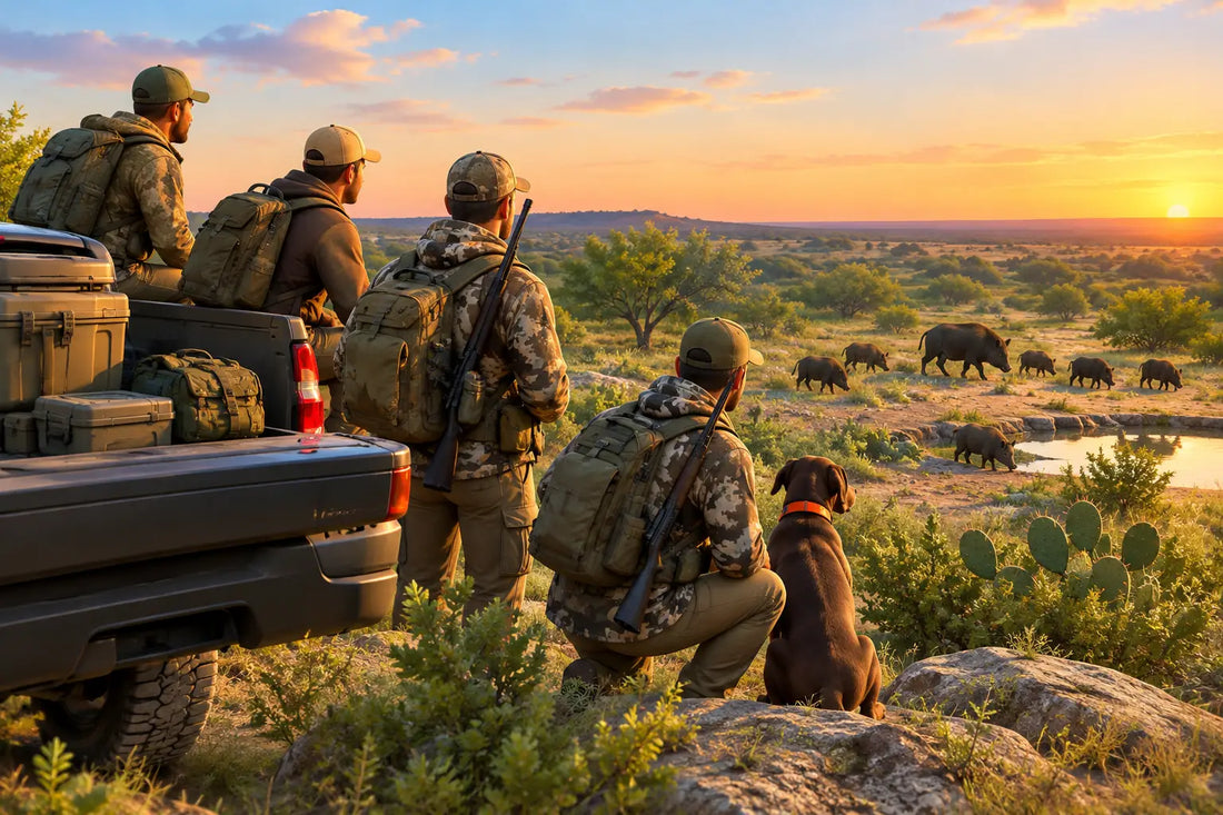Bring Your Buddies Hunt Package for Texas Hogs