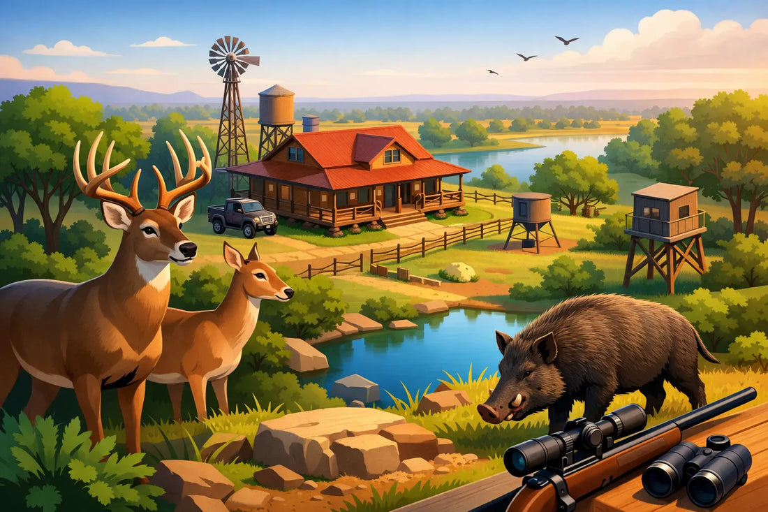 Deer and Hog Hunting Ranch in Texas
