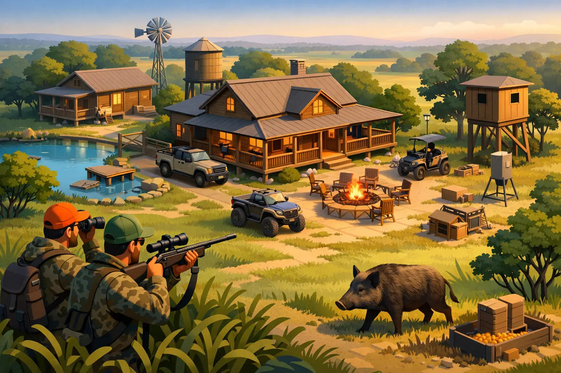 Texas Ranch Lodging Guide for Hog Hunt Groups